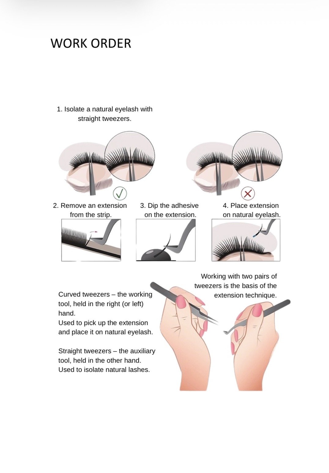 Lash Extension TRAINING MANUAL METHODOLOGY HANDBOOK page 6
